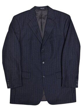 $800 BAUMLER Luxury Blazer Sport Coat WOOL Purple Business Formal Jacket Men 40L